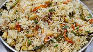 Aisa Khusbudar Degi Chana Pulao Aap Bar Bar Banane Par Majboor Ho Jaenge | Hyderabadi Chana Pulao