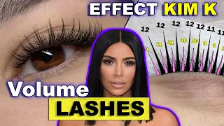 KIM K LASH SET / Volume eyelash extensions / lash mapping tutorial