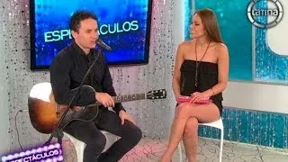 Fonseca cantó para Karen Schwarz y el público de Espectáculos