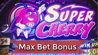 MAX BET BONUS AND A BIG LINE WIN! GREAT WIN!!