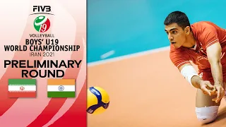 IRI vs. IND - Full Match | Group Phase | Boys U19 World Champs 2021