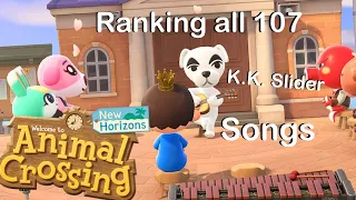 Ranking all 107 K.K. Slider songs in Animal Crossing: New Horizons (Live versions included)