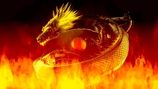 Dragon, phoenix, dragon flying and phoenix dance video material/龍鳳凰視頻素材