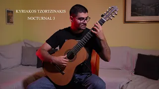 Nocturnal no 3 | Kuriakos Tzortzinakis (guitar by Stefanos Apanomeritakis)