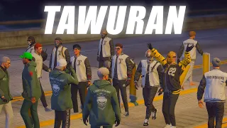 TAWURAN ANTAR GANGSTER - 1 BATALYON POLISI TURUN ! GTA V ROLEPLAY