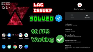 OnePlus lagging issue fixed after update | freezing fixed after update #oneplus #lag #refreshrate