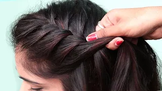 Everyday Hairstyle for Side Puff | Hairstyle Girl | Simple Hairstyles | Easy Hairstyle | Hair Hacks