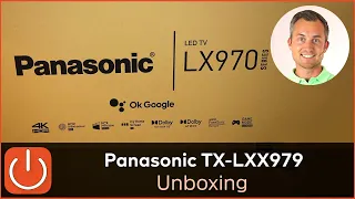 UNBOXING Panasonic TX 43LXX979 4K UHD  TV 2022/23 - THOMAS ELECTRONIC ONLINE SHOP -