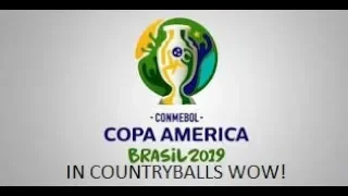 Brasil Copa America In Countryballs! *not really*