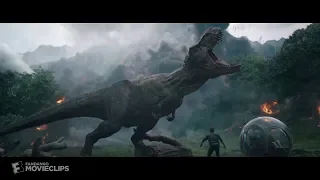 Jurassic World: Fallen Kingdom (2018) - Saved by Rexy Scene