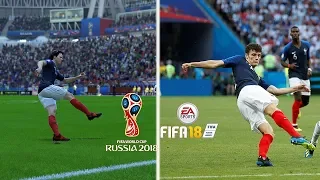 Recreación MEJORES GOLES DEL MUNDIAL RUSIA 2018 EN FIFA