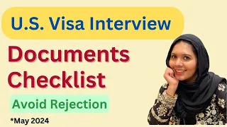 U.S. Visa Document Checklist - Interview Embassy | US Immigration | RKH | Pakistan India