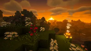 i see the sunset in your eyes and nostalgic playlist | minecraft music for sleep, study or relax