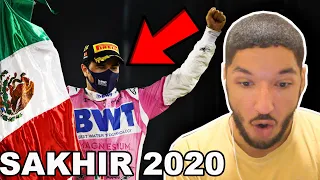 American FIRST REACTION to SERGIO PEREZ FIRST WIN (Checo 2020 Sakhir Grand Prix)