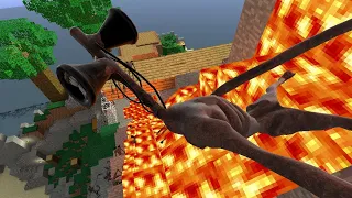 SIREN HEAD MINECRAFT RAGDOLL!! Garry's Mod [Siren Head in Minecraft] Gameplay