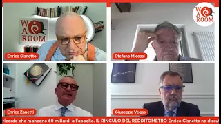 WAR ROOM di Enrico Cisnetto con Stefano Micossi, Giuseppe Vegas ed Enrico Zanetti