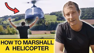 How to Marshall a HELICOPTER with Bear! 🚁 | Bear Skills