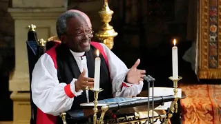 US minister Michael Curry captures world's attention with powerful royal wedding sermon