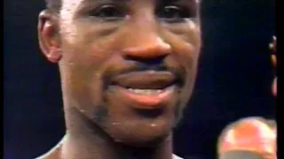 Boxing - 1983 - Tim Ryan PostFight Interview With Winner Marvis Frazer After Defeating Joe Bugner