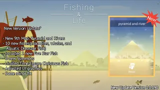 Pyramid and Rivers New Map | Fishing and Life Update 9th New Map version 0.0.190 December 2022