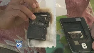 Burned phone while charging sparks warning for others