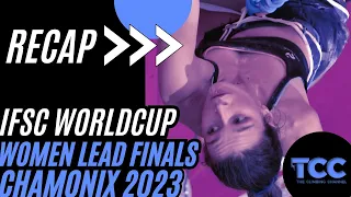 Women LEAD Finals || Chamonix || IFSC Worldcup 2023