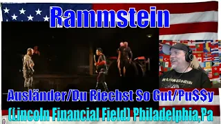 Rammstein - Ausländer/Du Riechst So Gut/Pussy (Lincoln Financial Field) Philadelphia,Pa  - REACTION