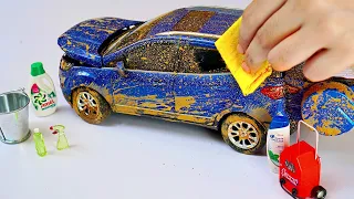 Washing Dirty 🥵 Miniature Ford EcoSport After Off-Roading | Diecast Car