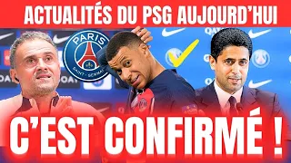 🔴🔵CONFIRMÉ MAINTENANT! MBAPPÉ A SURPRIS TOUT LE MONDE! ACTUALITÉS ACTUALITÉ DU PSG! ACTU PSG!MBAPPÉ