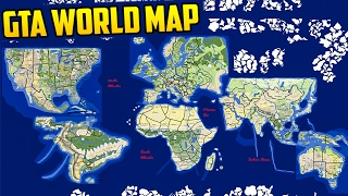 INSANE GTA WORLD MAP CONCEPT - THE ENTIRE WORLD IN GTA!