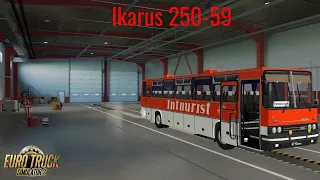 Euro Truck Simulator 2 Обзор мода (ikarus 250-59) Не плохо