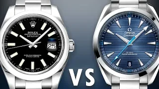 ROLEX vs. OMEGA: SEAMASTER AQUA TERRA 150M vs DATEJUST 41: 126300 v 220.10.41.21.03.002