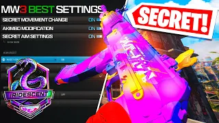 SECRET 🚨 NEW AIM MOVEMENT SETTINGS in MW3 Season 2 Update 🎮 (MW3 Best Settings PS4/PS5/Xbox/PC)