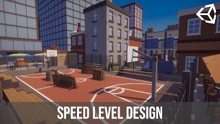 Unity Speed Level Design | Low Poly Shooter FPS Map