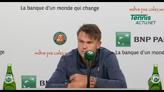 Tennis - Roland-Garros 2024 - Holger Rune : "I'm just happy to finish today so I can rest tomorrow"