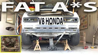 From Front Wheel Drive to Rear Wheel Drive? How it is Possible?! V8 Swapped Honda Accord