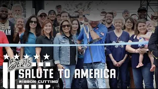 Bert's Salute to America | 200ft Flagpole Ribbon Cutting Ceremony