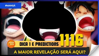 ONE PIECE CAPITULO 1116 DICA #1 E PREVISÕES -  A MAIOR REVELAÇÃO SERÁ AQUI?