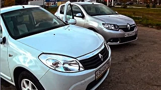 Есть отличия? Рено Сандеро 1 против Renault Sandero 2 на ходу! Отзыв владельца, сравнение