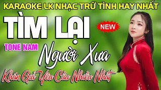 Karaoke Liên Khúc Bolero Trữ Tình Hay Nhất Được Khán Giả Yêu Cầu Nhiều Nhất |Tìm Lại Người Xưa