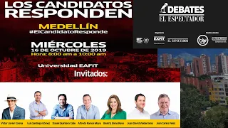 Emisión en directo del Debate con candidatos a la Alcaldía de Medellín