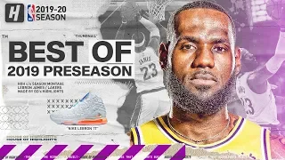 LeBron James BEST Highlights & Plays from 2019 NBA Preseason!