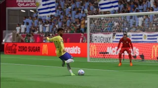 Fifa 23 | Brazil Vs Uruguay | Round of 16 World Cup