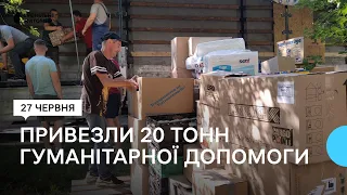 До Житомира привезли 20 тонн гуманітарної допомоги – продукти, одяг, рятувальне обладнання