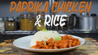 CHICKEN AND RICE FOR DINNER, READY IN MINUTES | SMOKED PAPRIKA CHICKEN BREAST RECIPE