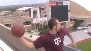 World's Longest Basketball Shot | 3rd DECK VIEW | Dude Perfect