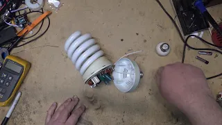 Giant CFL bulb started sparking and smoking can it be fixed
