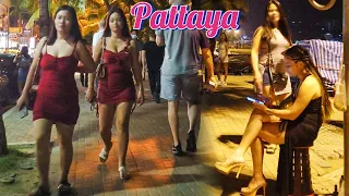 Pattaya Beach Road Nightlife Scenes - February 2023