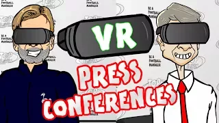 👓VR PRESS CONFERENCES👓(Top Eleven Parody with Klopp, Wenger, Costa and Pep)