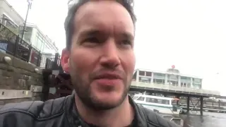 Gareth David-Lloyd catches foreigner defacing Ianto's Shrine